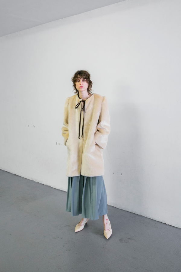 MR. LARKIN IDA FUR JACKET - NATURAL