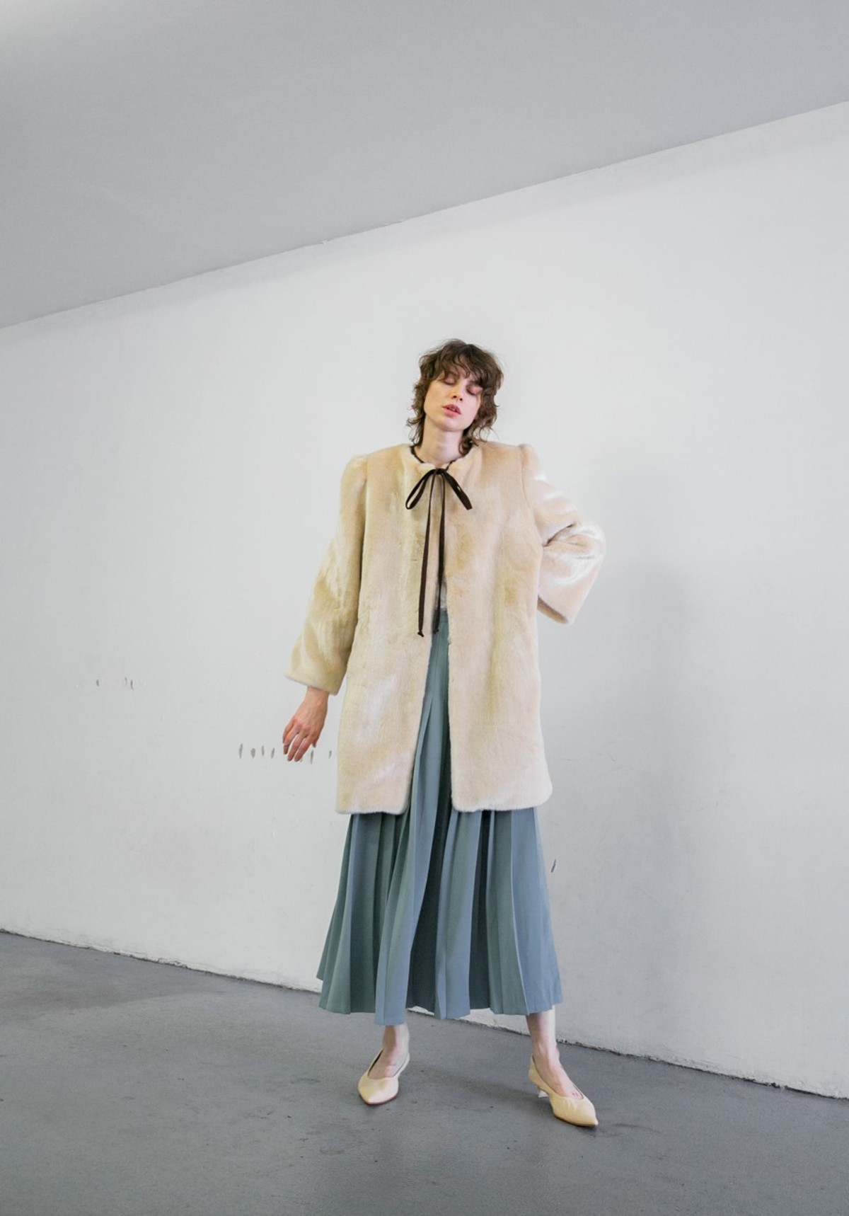 MR. LARKIN IDA FUR JACKET - NATURAL - Image 5 of 6