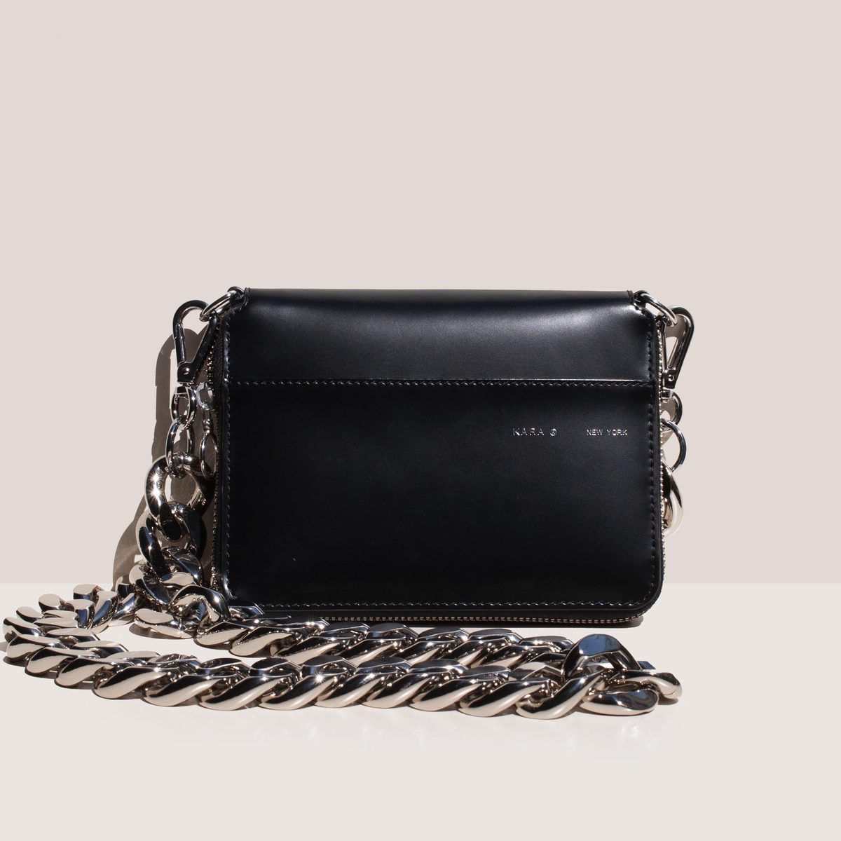 KARA Large Bike Wallet - Black - Image 3 of 4