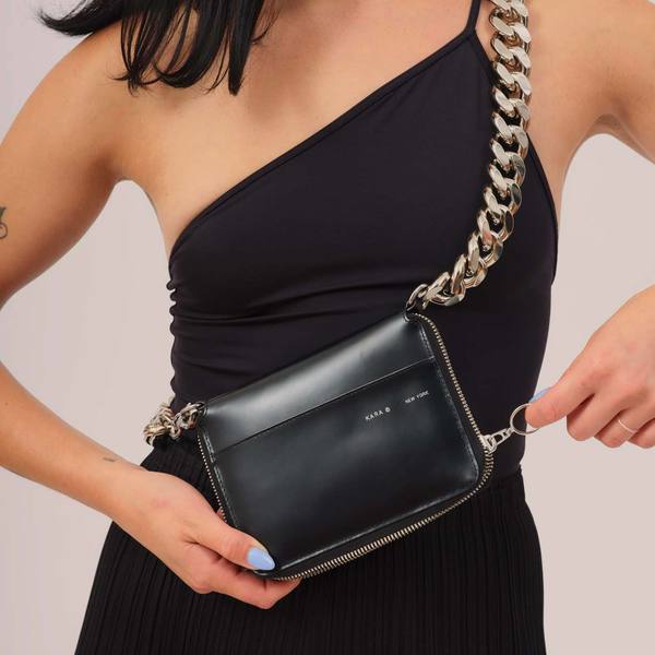 KARA Large Bike Wallet - Black