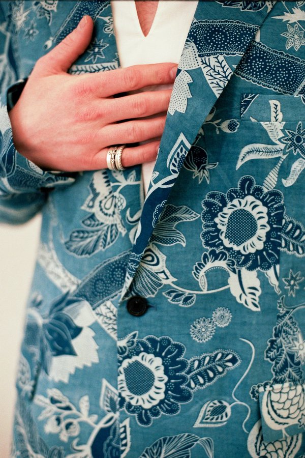 s.k. manor hill Julian Blazer - Floral Indigo s.k. manor hill Julian Blazer - Floral Indigo