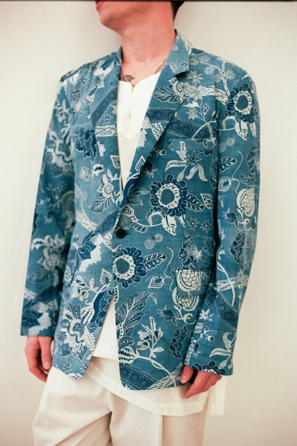 s.k. manor hill Julian Blazer - Floral Indigo s.k. manor hill Julian Blazer - Floral Indigo