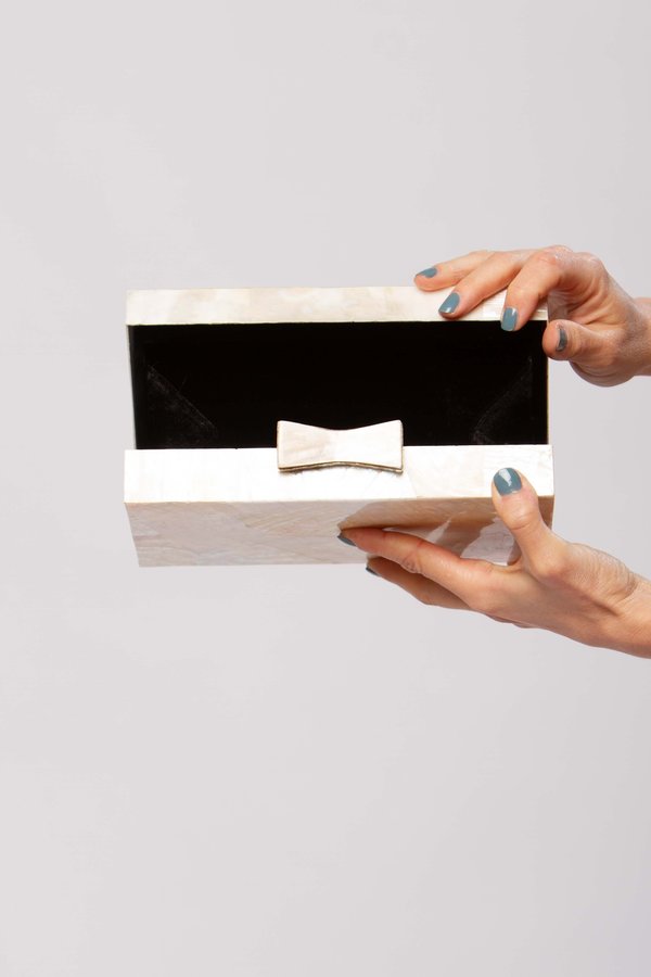 Alajas Abstract geometry clutch - abalone Alajas Abstract geometry clutch - abalone