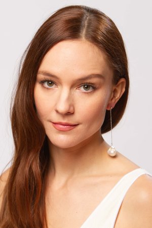 Alajas Tali pearl earrings - white Alajas Tali pearl earrings - white