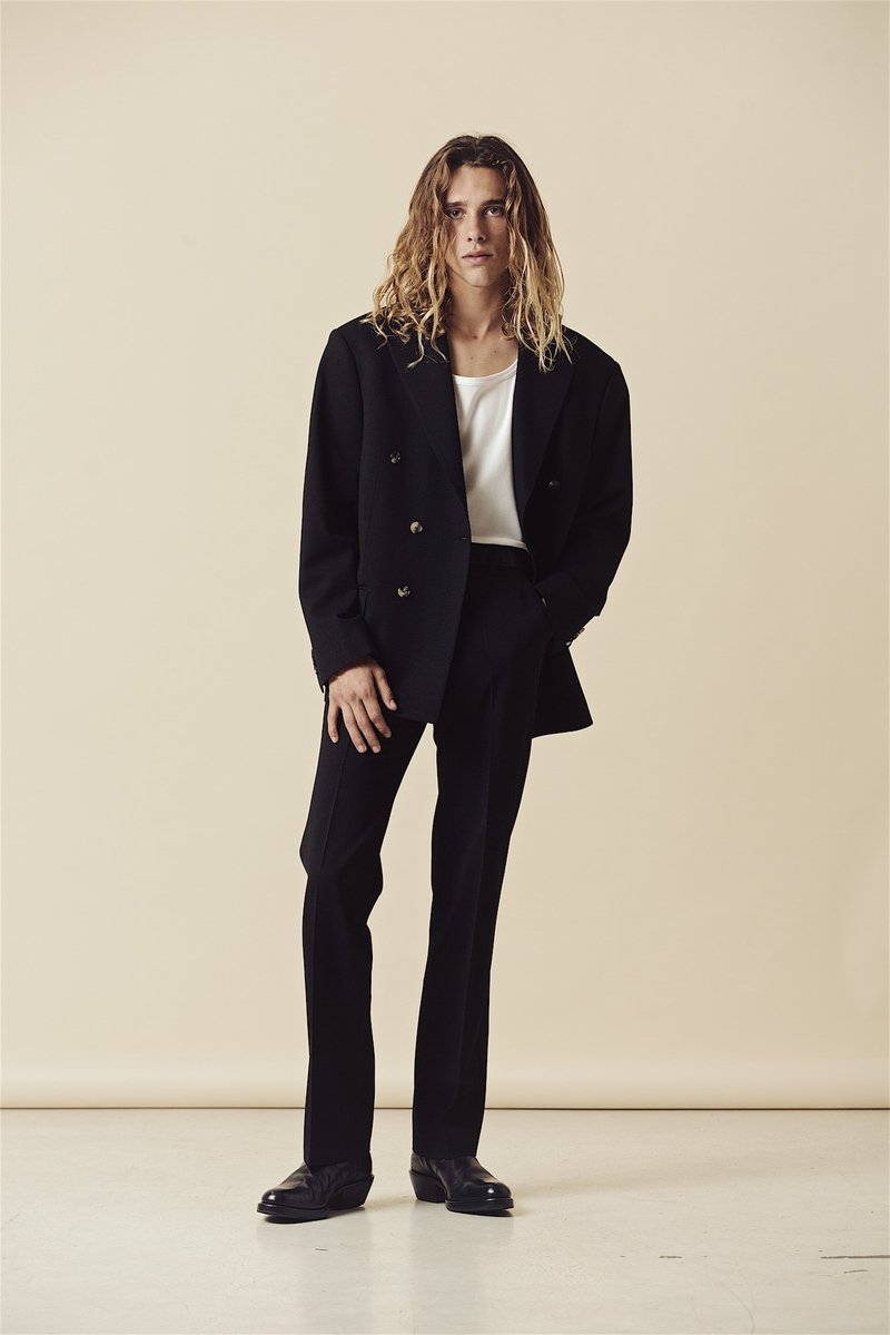 【極美品】Second layer PICO BLAZER セカンドレイヤー SECOND/LAYER Pico Double Breasted Blazer - Black | Garmentory