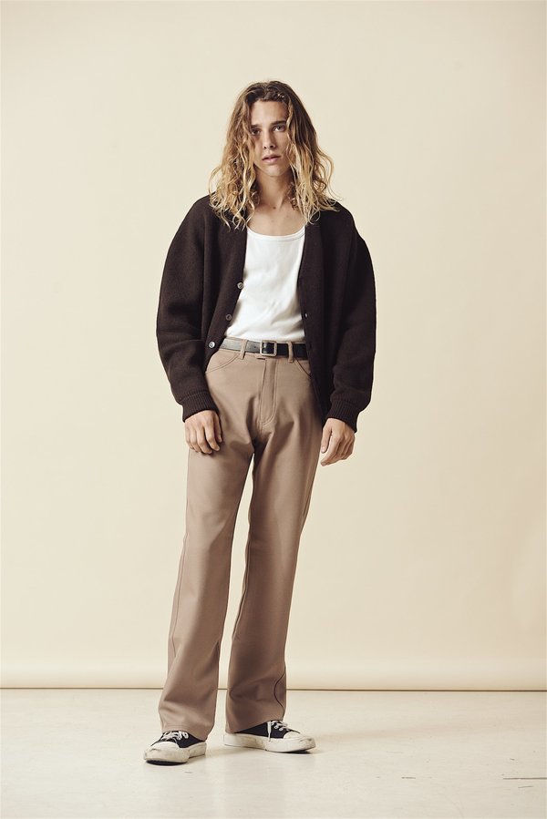 SECOND/LAYER Boot Cut Pant - Khaki SECOND/LAYER Boot Cut Pant - Khaki