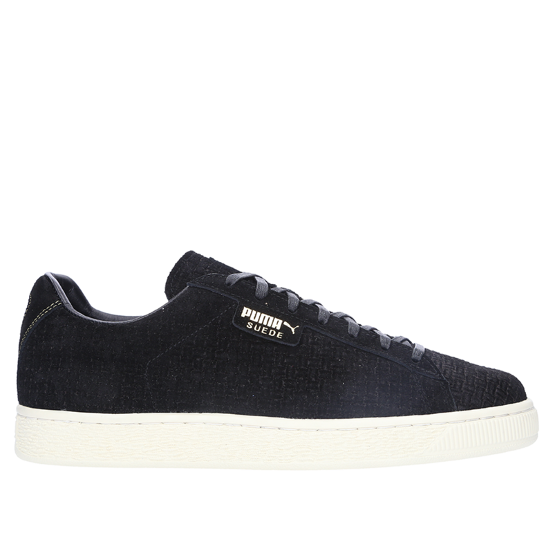 puma suede classic black gold