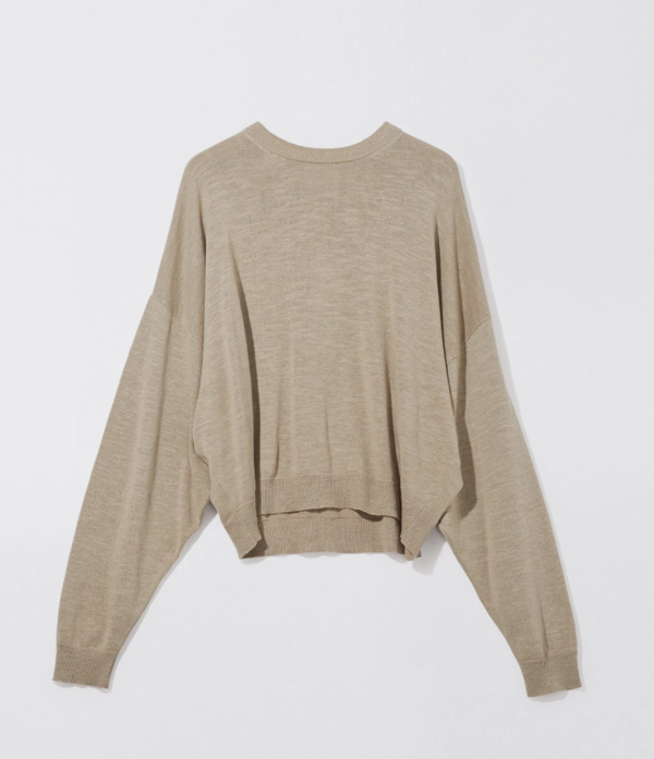 Bassike Cotton Linen Oversized Knit 