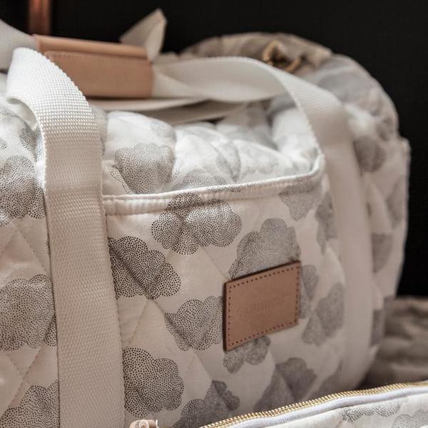 kids Moumout Paris Easy Diaper Bag - White/Cloud Print kids Moumout Paris Easy Diaper Bag - White/Cloud Print