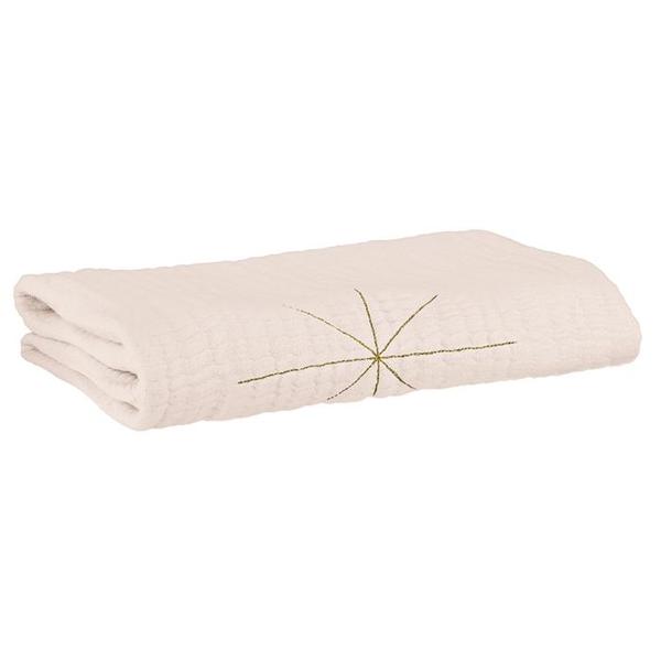 Kids Moumout Paris Panpan Blanket - Embroidered Gold Stars/Milk White Kids Moumout Paris Panpan Blanket - Embroidered Gold Stars/Milk White