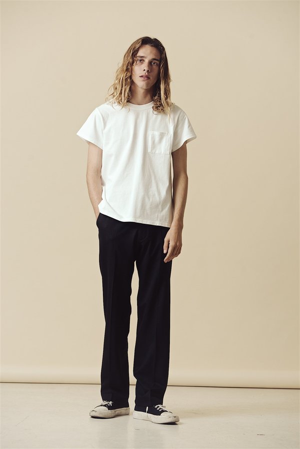 SECOND/LAYER Padovane Pocket T-Shirt - Milk SECOND/LAYER Padovane Pocket T-Shirt - Milk