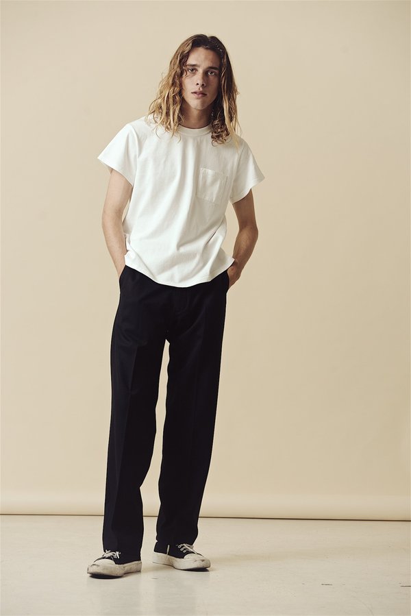 SECOND/LAYER Padovane Pocket T-Shirt - Milk SECOND/LAYER Padovane Pocket T-Shirt - Milk
