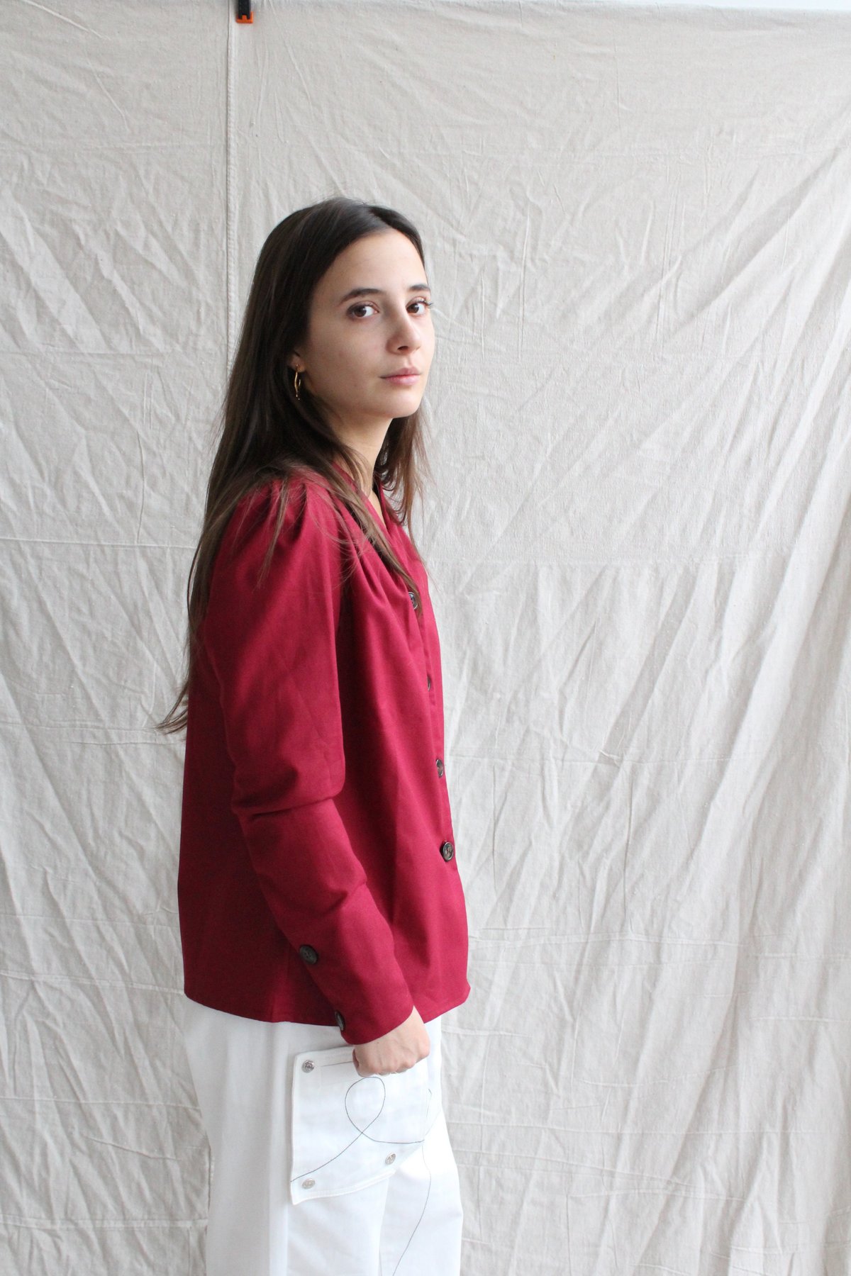 sunad Alia Blouse - red - Image 2 of 5