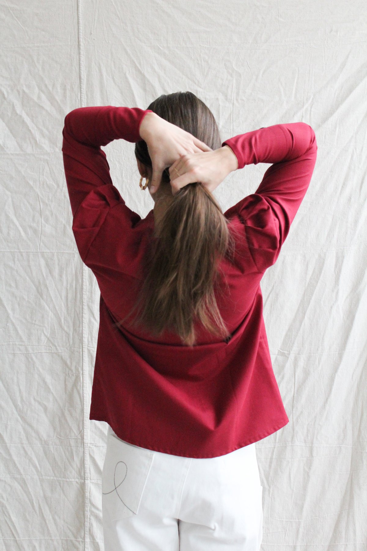 sunad Alia Blouse - red - Image 4 of 5