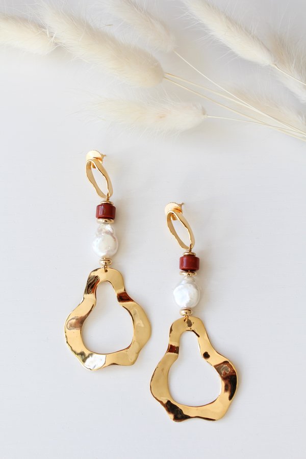 Nectar Nectar Mixed Gem Abstract Drop - gold Nectar Nectar Mixed Gem Abstract Drop - gold