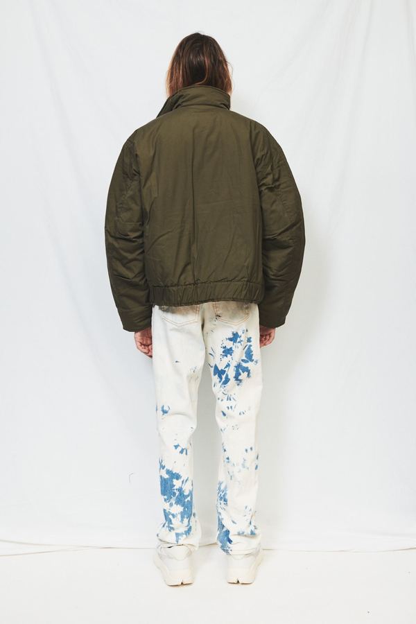 Monitaly Cotton Tanker's Jacket - Olive | Garmentory