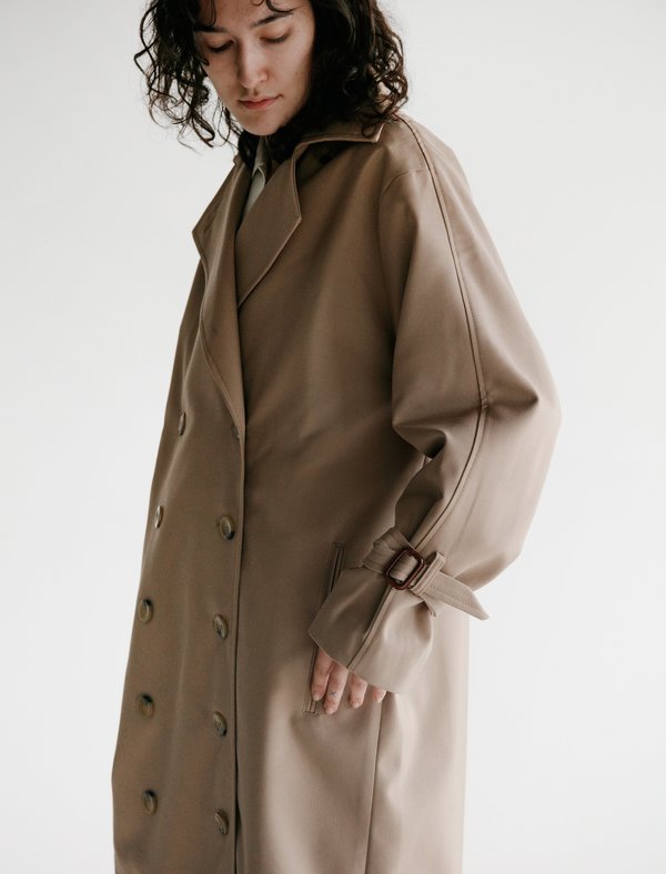 Totême Pisa trench Khaki トレンチコート Totême Pisa Trench Coat - Khaki | Garmentory