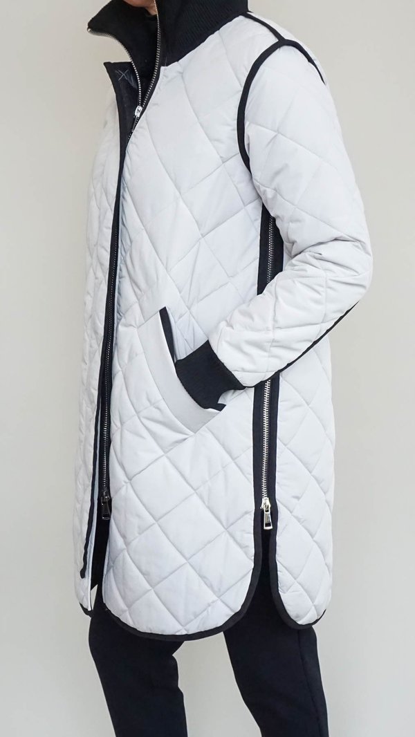 Sosken Gemma Quilted Jacket - Cement Sosken Gemma Quilted Jacket - Cement