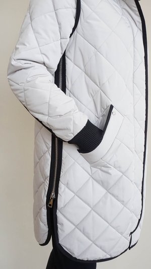 Sosken Gemma Quilted Jacket - Cement Sosken Gemma Quilted Jacket - Cement