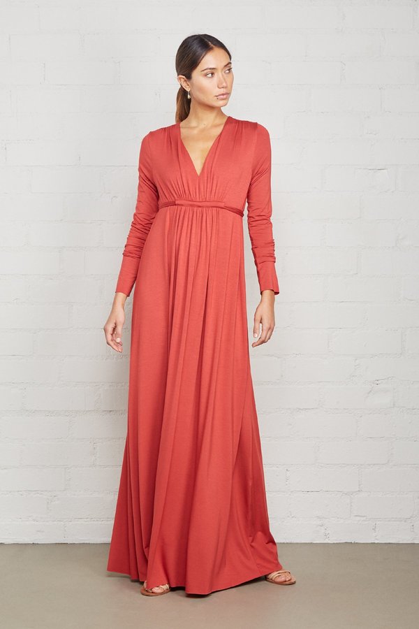 Rachel Pally Long Sleeve Full Length Caftan Dress - Mineral Rachel Pally Long Sleeve Full Length Caftan Dress - Mineral