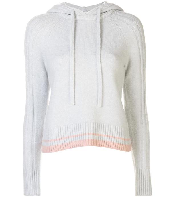 Duffy Hoodie with Cable - Mist/Pink Duffy Hoodie with Cable - Mist/Pink