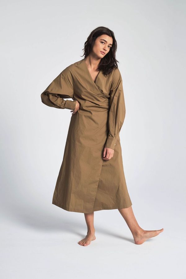 Shaina Mote Hira Dress - Khaki Shaina Mote Hira Dress - Khaki