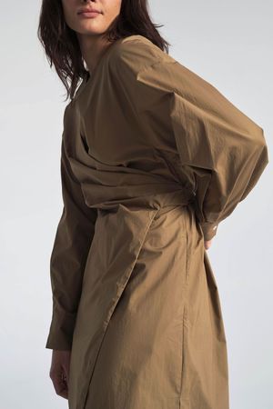 Shaina Mote Hira Dress - Khaki Shaina Mote Hira Dress - Khaki