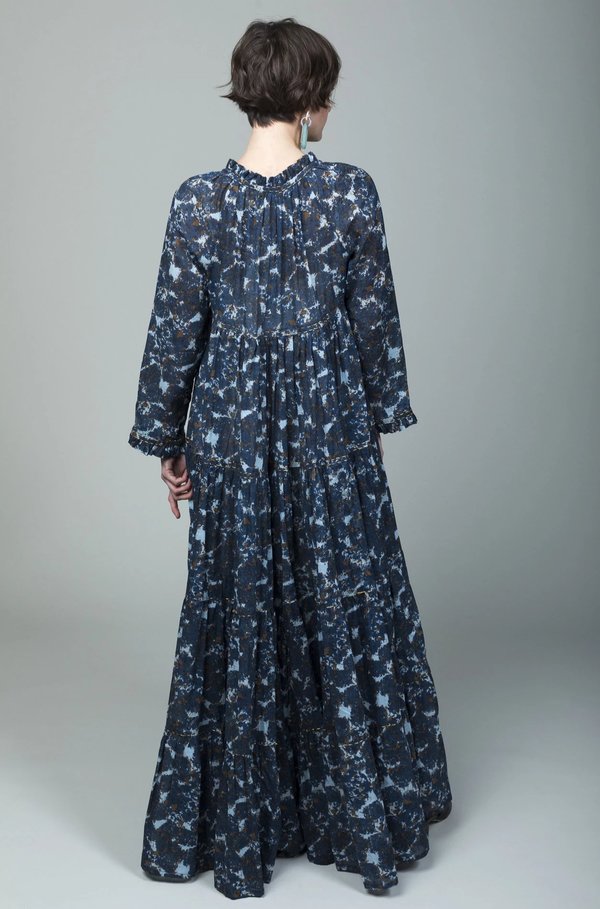 Yvonne S Maxi Hippy Dress - Bubbles Sky Blue | Garmentory Yvonne S Maxi Hippy Dress - Bubbles Sky Blue | Garmentory