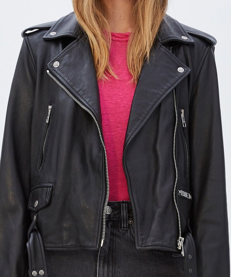 Ksubi Bad Company Biker - Black Leather | Garmentory