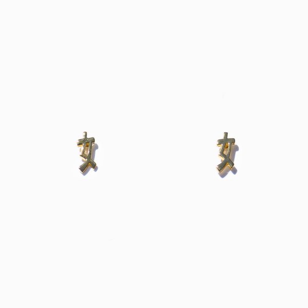 MING YU WANG Femme Earrings - 18K Gold Plated MING YU WANG Femme Earrings - 18K Gold Plated