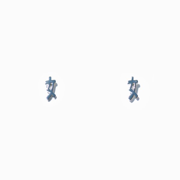 MING YU WANG Femme Earrings - Rhodium MING YU WANG Femme Earrings - Rhodium