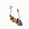 MING YU WANG Pear Earrings - 18K Gold Plated - Thumbnail 3