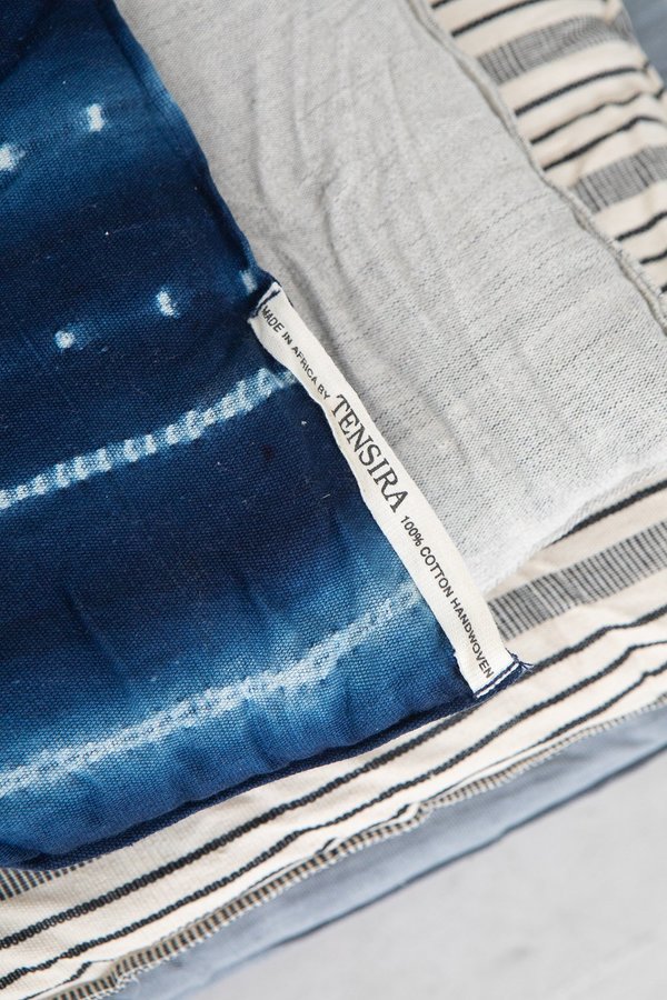 Tensira Kapok Mattress/Bedroll Grey Tye/Dye Garmentory