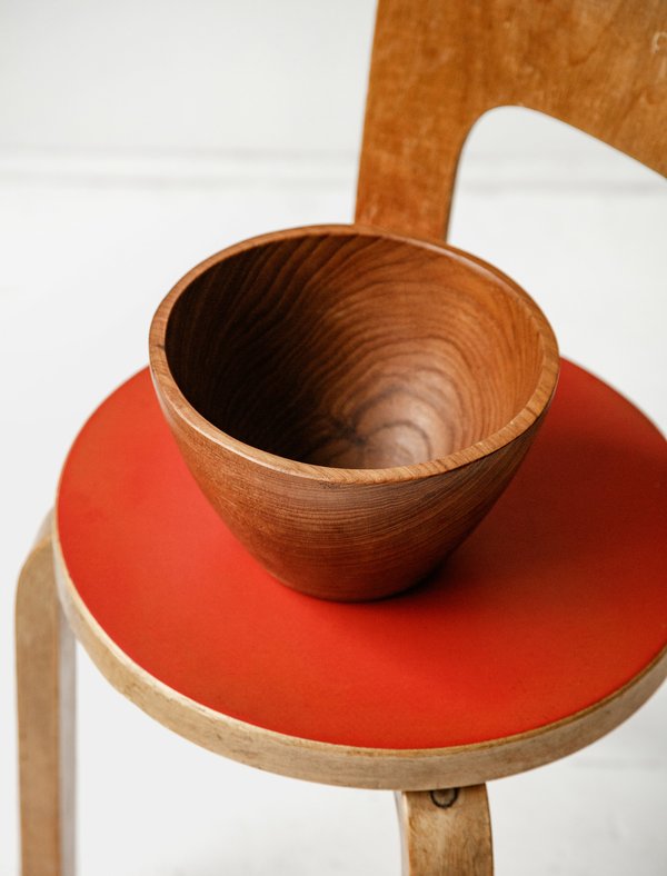 Found by Neighbour Scandinavian Mid Century Bowl - Teak Found by Neighbour Scandinavian Mid Century Bowl - Teak