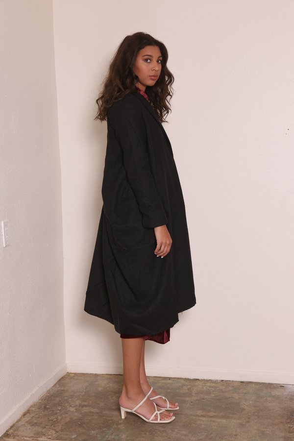 "INTENTIONALLY __________." INGLES Coat - Charcoal "INTENTIONALLY __________." INGLES Coat - Charcoal