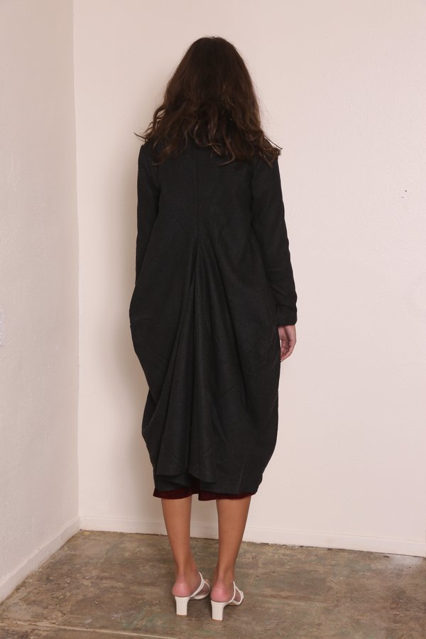 "INTENTIONALLY __________." INGLES Coat - Charcoal "INTENTIONALLY __________." INGLES Coat - Charcoal
