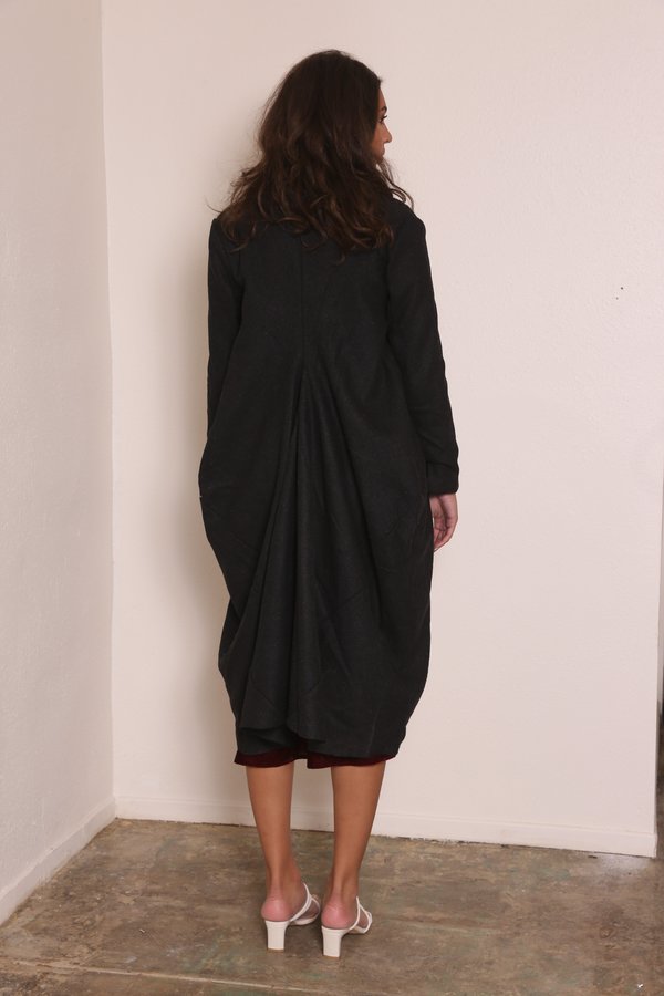 "INTENTIONALLY __________." INGLES Coat - Charcoal "INTENTIONALLY __________." INGLES Coat - Charcoal
