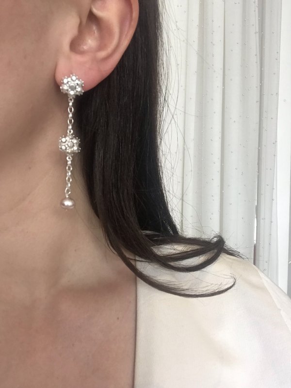 BEFORE MARCH Babies breath earrings - silver BEFORE MARCH Babies breath earrings - silver