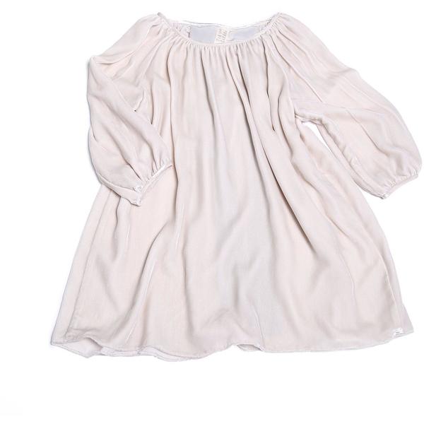 KIDS tia cibani farmhouse smock dress - buttermilk KIDS tia cibani farmhouse smock dress - buttermilk