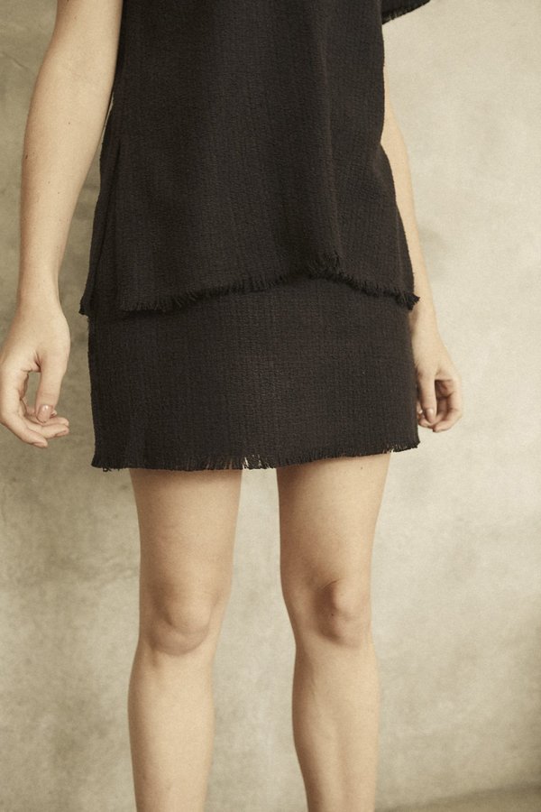 Annie Hamilton CLASSIC RAW SILK TEE Annie Hamilton CLASSIC RAW SILK TEE