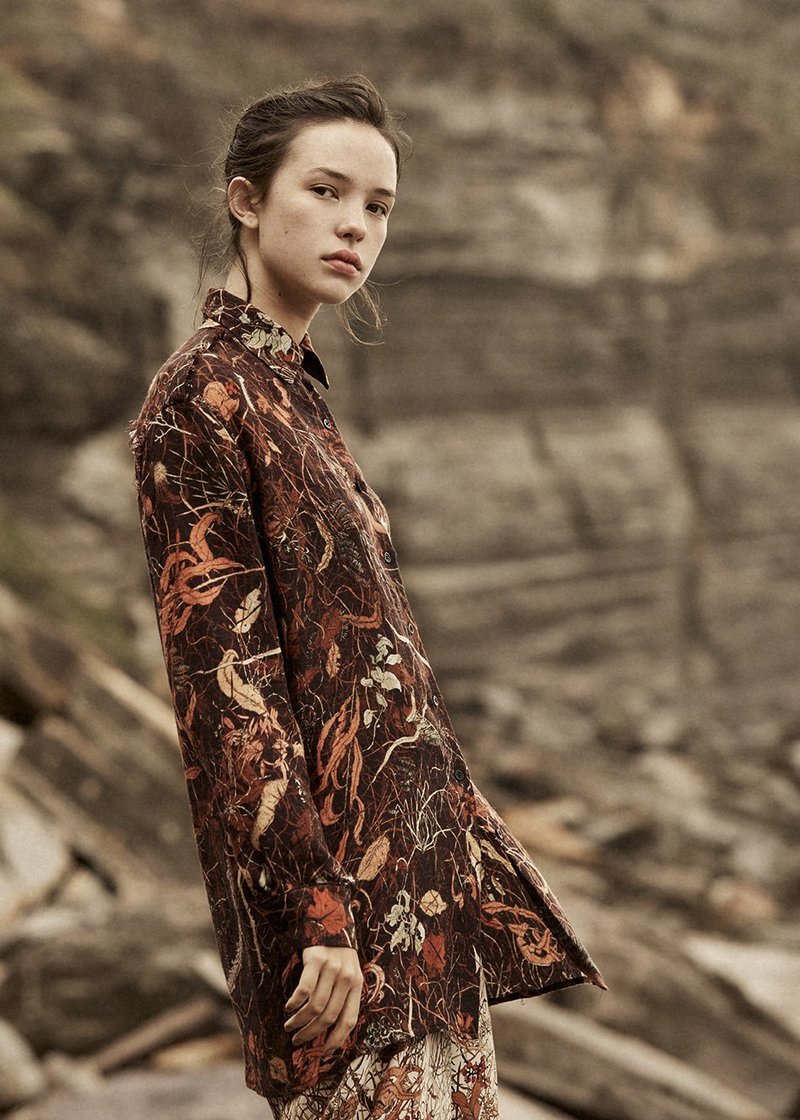 Annie Hamilton OVERSIZED SHIRT - AUTUMN