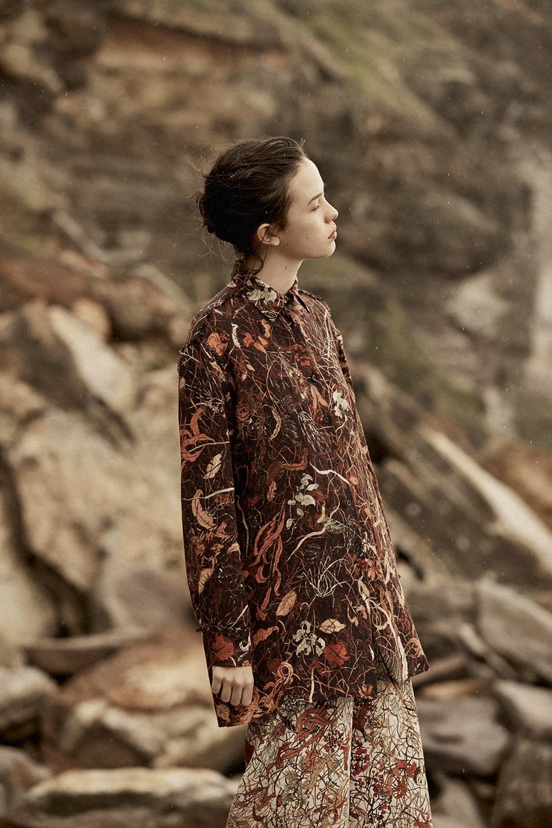 Annie Hamilton OVERSIZED SHIRT - AUTUMN