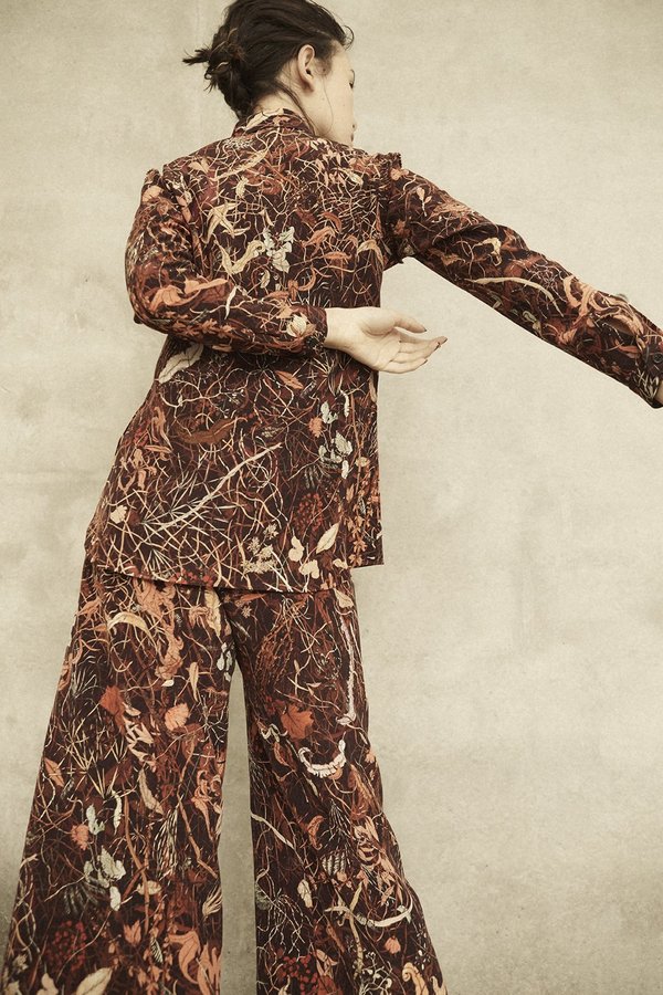 Annie Hamilton SILK PANT - AUTUMN Annie Hamilton SILK PANT - AUTUMN