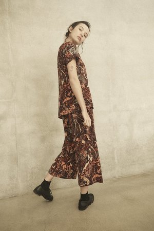 Annie Hamilton SILK PANT - AUTUMN Annie Hamilton SILK PANT - AUTUMN