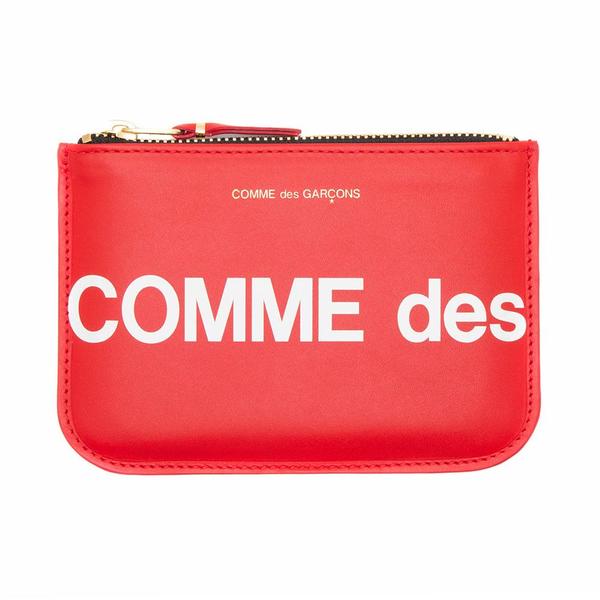 COMME des GARÇONS Huge Logo Wallet Pouch - Red COMME des GARÇONS Huge Logo Wallet Pouch - Red