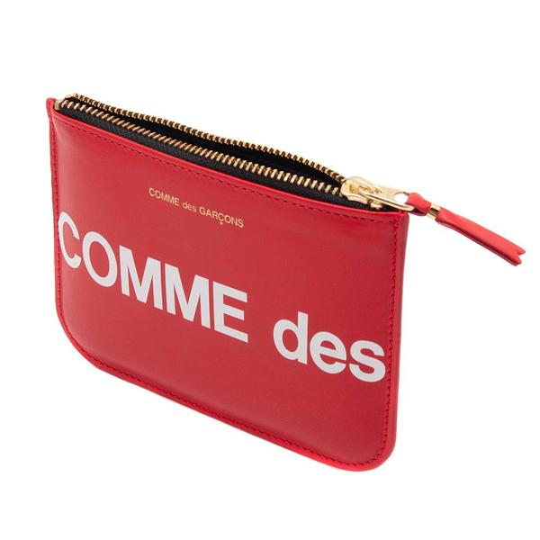 COMME des GARÇONS Huge Logo Wallet Pouch - Red COMME des GARÇONS Huge Logo Wallet Pouch - Red