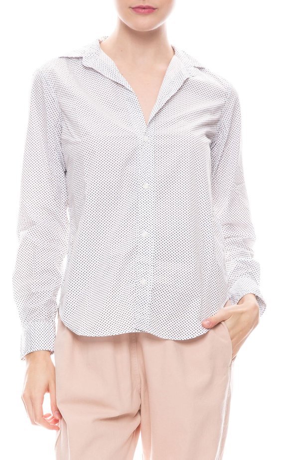Frank & Eileen Frank Italian Cotton Shirt - Tiny Black Hearts Frank & Eileen Frank Italian Cotton Shirt - Tiny Black Hearts