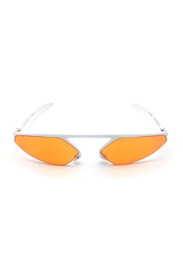CHRISHABANA The Blade Sunglasses - White/Orange CHRISHABANA The Blade Sunglasses - White/Orange