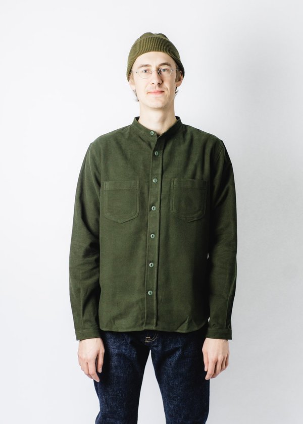 INDIGOFERA MOLESKIN MUIR SHIRT - Green INDIGOFERA MOLESKIN MUIR SHIRT - Green