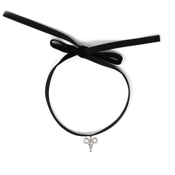 Joomi Lim Velvet Choker W/ Large Crystal Mouse Joomi Lim Velvet Choker W/ Large Crystal Mouse